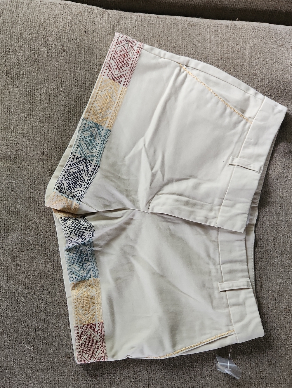 Artisan Cream High-Rise Shorts
